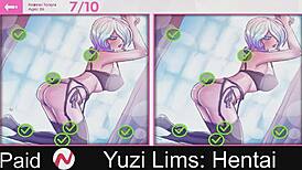 yuzi lims hentai part one featuring anime game
