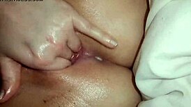 rough dildo fucking inside wet pussy with fingering