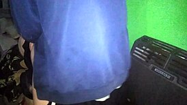 I pull her thong aside and fuck her on the kitchen couch.