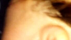 slut sucking dick until cum in mouth in homemade bbw action