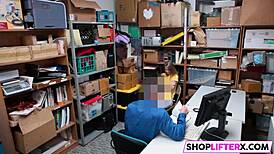 shoplifting gal catarina gets drilled hard 😱