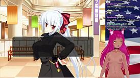 what if lewdneko's girlfriend is the president in this vtuber game