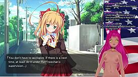 what if lewdneko's girlfriend is the president in this vtuber game