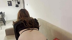 My girlfriend fucks me live on cam with 144 viewers! 😏