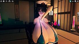 Kadobu Weird Hentai Game Episode 1: Half Train Half Human Trains Dildo Cocks