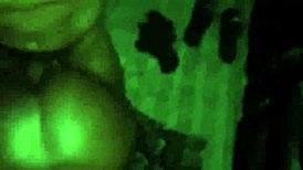 jungledick slams ebony stepmom doggystyle in wild forest scene