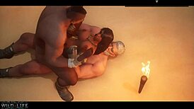 Two Big Men Fuck Hot Girl In Every Hole Outdoors