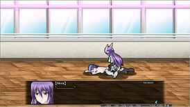 Blazing Angel as Super Hero Girl Orgasms in Filmed Hentai Game Scene