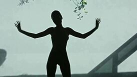 Brunette clara d masturbating with wax