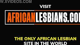 playful college ghana girl tries lesbian strap on with roommate