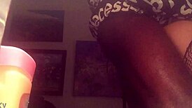 candycane in suggestive group scene with black guys