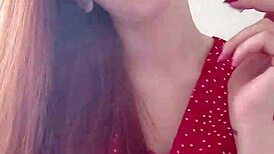 Redhead Alice Enjoys Smoking In Peaceful Setting