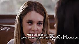 Adorable European Lesbians Scissoring Hard After Friendship Denial in 5 Minutes