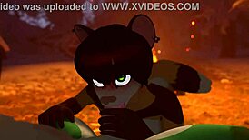 毛茸茸的家伙好好吸鸡巴然后射了！