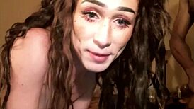 Tranny giving handjobs and ass fucked