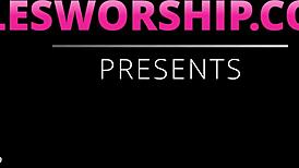 These ebony girlfriends are making up with passionate licking and fucking in lingerie