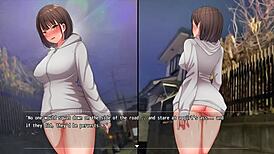 garota gosta de andar pelada na rua durante a noite e se masturba na porta das pessoas - night stroll - parte 1 de 3