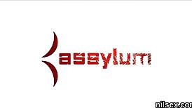 hey, this wacky kitten gets harsh anal treatment in asylum! 😱