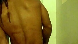 Ivory white engages in random apartment public masturbation with his big ass