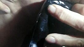 fisting my ass with big toy fist 😈