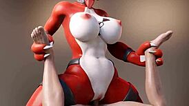 Guilmon在狂野3D毛茸茸邂逅中支配人类