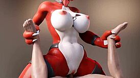 Guilmon在狂野3D毛茸茸邂逅中支配人类