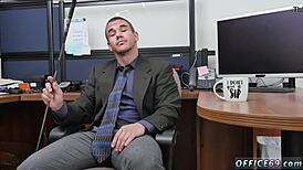 In this gay porn gallery, the boy gets a blowjob from daddy, then anal creampie