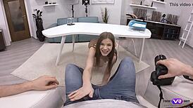 Sarah kay ends a crazy casting with a threesome.