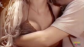 Milf Bent Over in Intense Doggystyle Fucking, Anal Creampie Outdoors