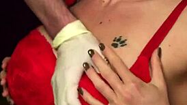 Naughty Looker Gulps Cumshot!