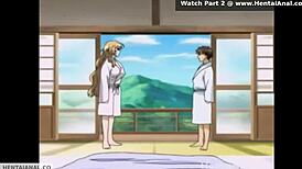 have you seen this hentai anime girl taking her first anal?