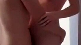 Big ass BBW deepthroats and gets anal handjob
