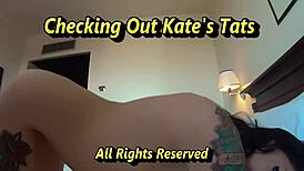 Kate Cash Shows Off Her Tattoos