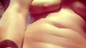 Sexy goth chick masturbates hard