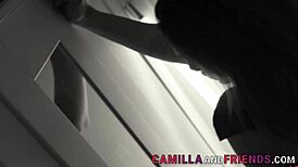 Tranny In Lingerie Jerks Off!