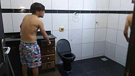 Flakael Vlogs Bathing with Lucas Tork's Twink Heat