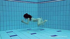 Roxalana's Tight Pussy Swims In The Pool