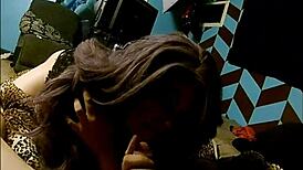 wow, sucking thick trans cock for cum!