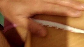 fucking that horny brazilian ebony wife's tight ass with toys and assfucking.