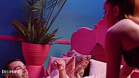 omg, i can't believe i hooked up with my secretary at work... delphine films, u know?