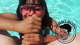 sexy latina with big butt gets satisfied in homemade scene