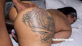 Hey, can you handle this big booty cola bottle babe getting stretched hard?