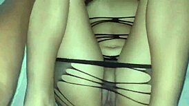 Beautiful brunette engages in intense anal fucking, showcasing her ass and deep penetration