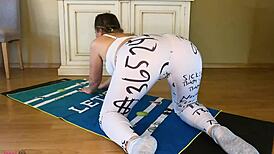 Sexy Fitness Girl Craves POV Anal! She Rides Dick Hard for Pussy Action with Jessijek!