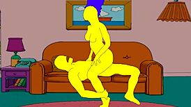 Homer hits Moe's bar hard.