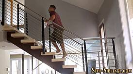 Horny Stepsister Rides Cock Hard