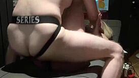 Transparent Cock Sleeve Rough Fucking!