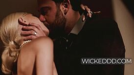 Petite Blonde Bride Takes Monster Cock on Wedding Night! What a Hardcore Ride!