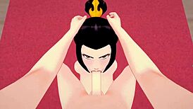 azula gives a hot boobjob in avatar pov 😍