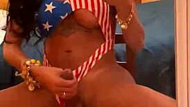 Beautiful Brazilian Transsexual with Big Ass Gets Fucked